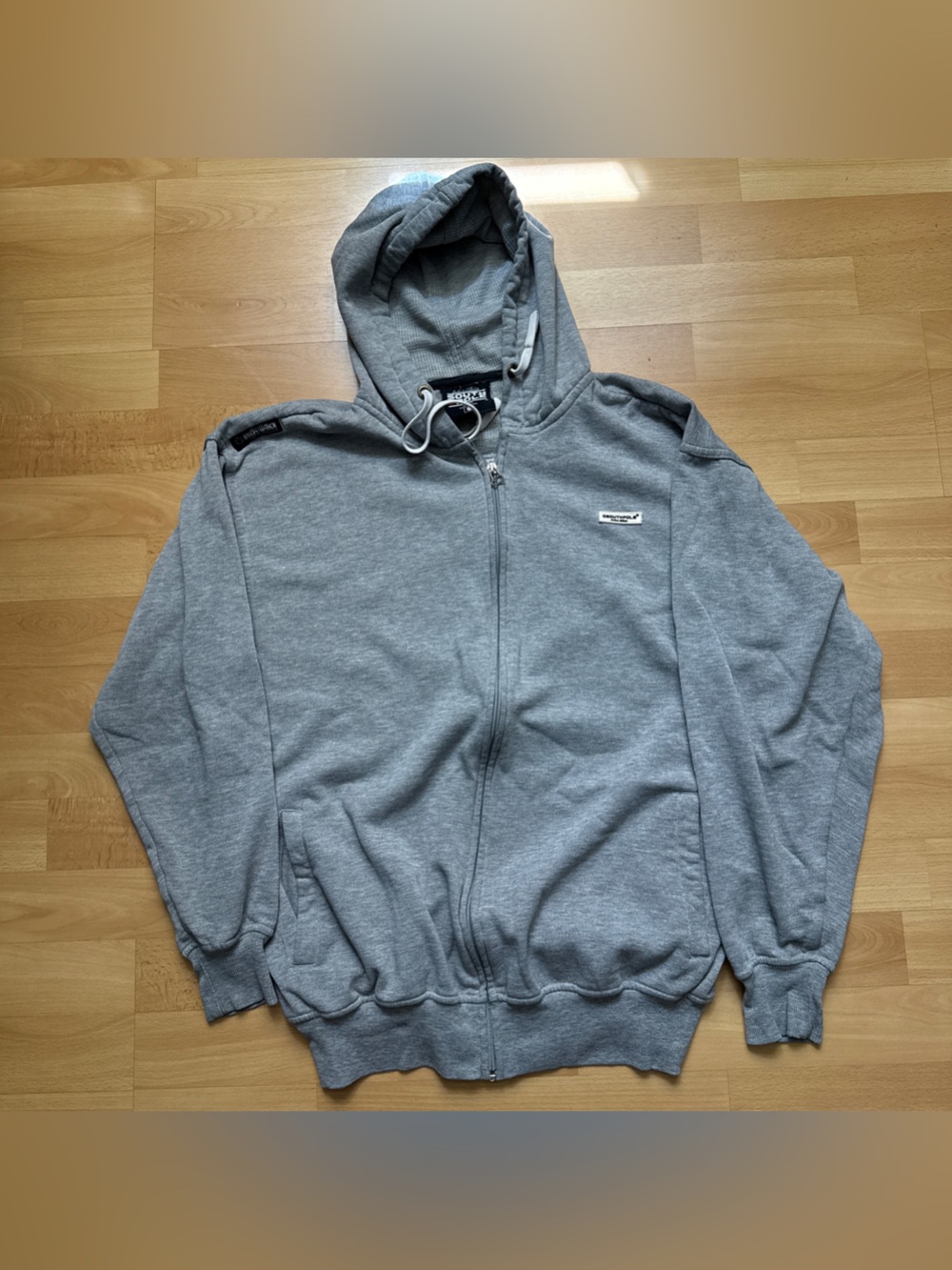 South Pole Men's Heather Gray Full-Zip Hoodie